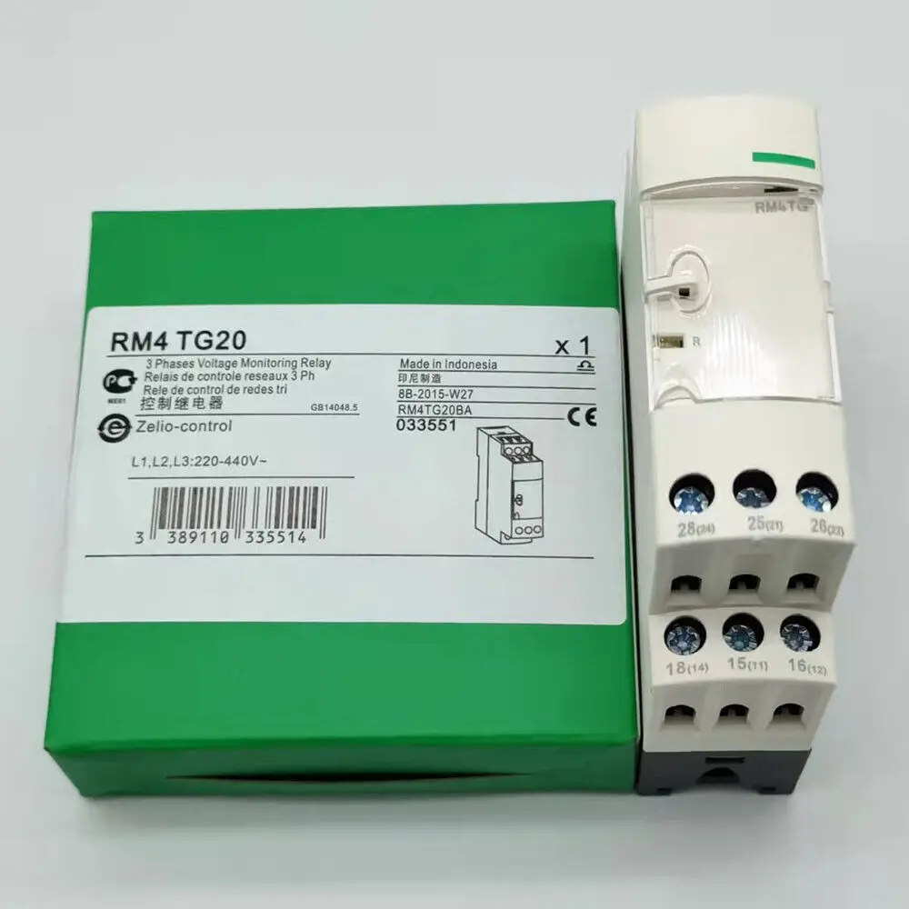 

1PC NEW Schneider RM4 TG20 Electric Phase Monitoring Relay RM4TG20