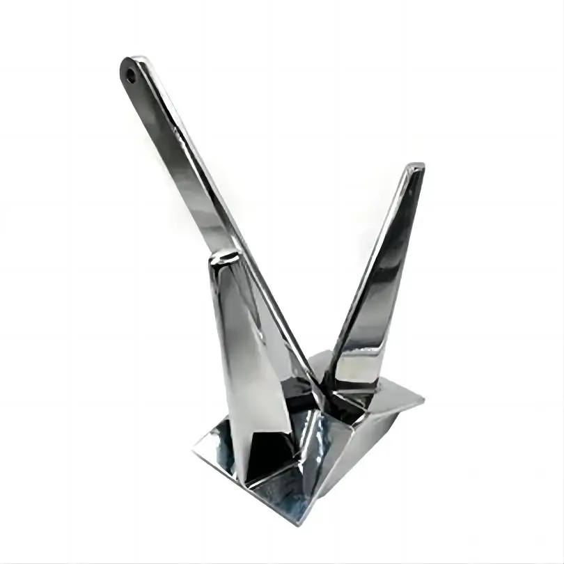 

China marine equipment manufacture 100kg hot dipped galvanized polished Pool Anchor