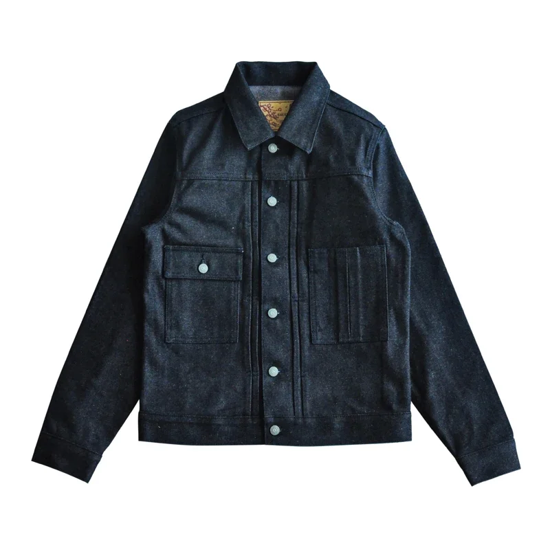Sauce Zhan 530XX Jean Jacket Men Colored Cotton and Linen