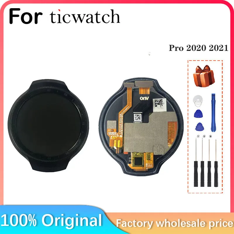 LCD Display Screen For Ticwatch Pro smart watch Touch panel digitizer AMOLED