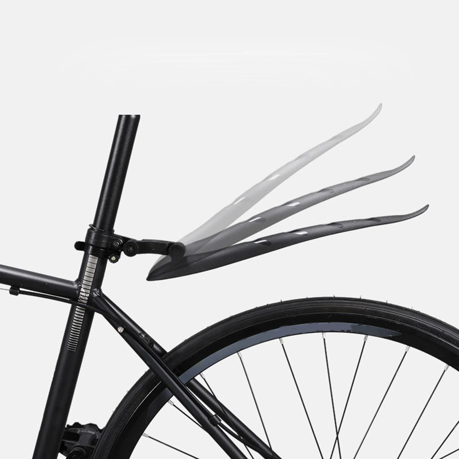 Parafango Mtb 2 pezzi Parafango anteriore posteriore for bicicletta for parafanghi MTB da 20/22/24/26'' Parafango for bici Parafango posteriore Accessori for biciclette Parafango Bici(Light Blue