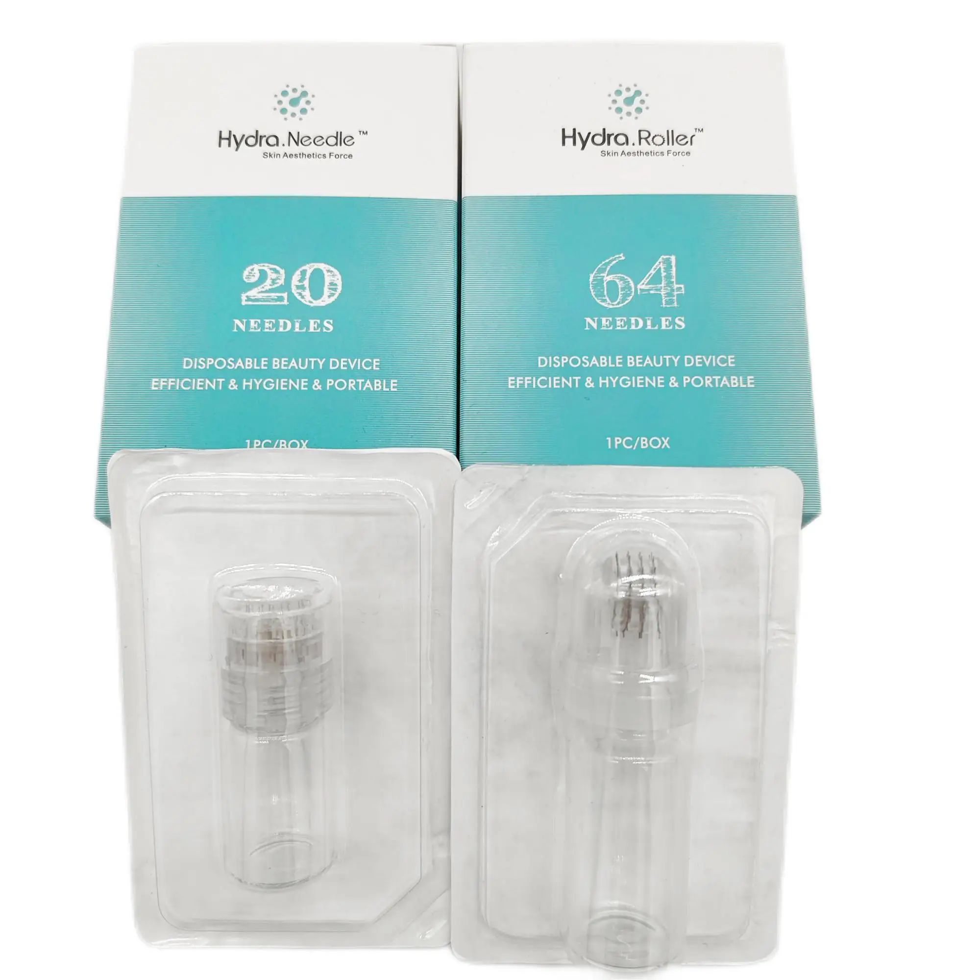 Hydra Roller 64/20 Pin Gold Titanium Needles Microneedle Derma Stamp Skin Care Device Anti Aging