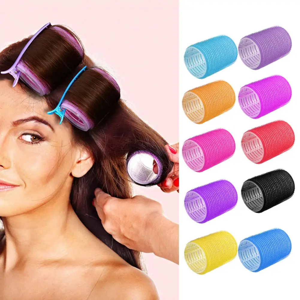 

10Pcs Hair Roller Practical Compact Bouncy Self Holding Hair Roller Hair Salon Accessories Hair Curler Hair Roller