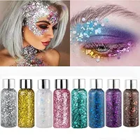 Holographic Mermaid Eye Glitter Nail Hair Body Face Glitter Gel Art Flash Heart Loose Sequins Cream Festival Glitter Decoration 1