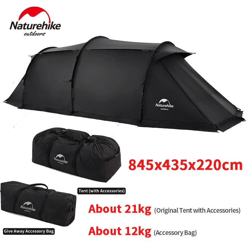 Naturehike クラウドベッセルトンネルテント 4シーズン スノースカート