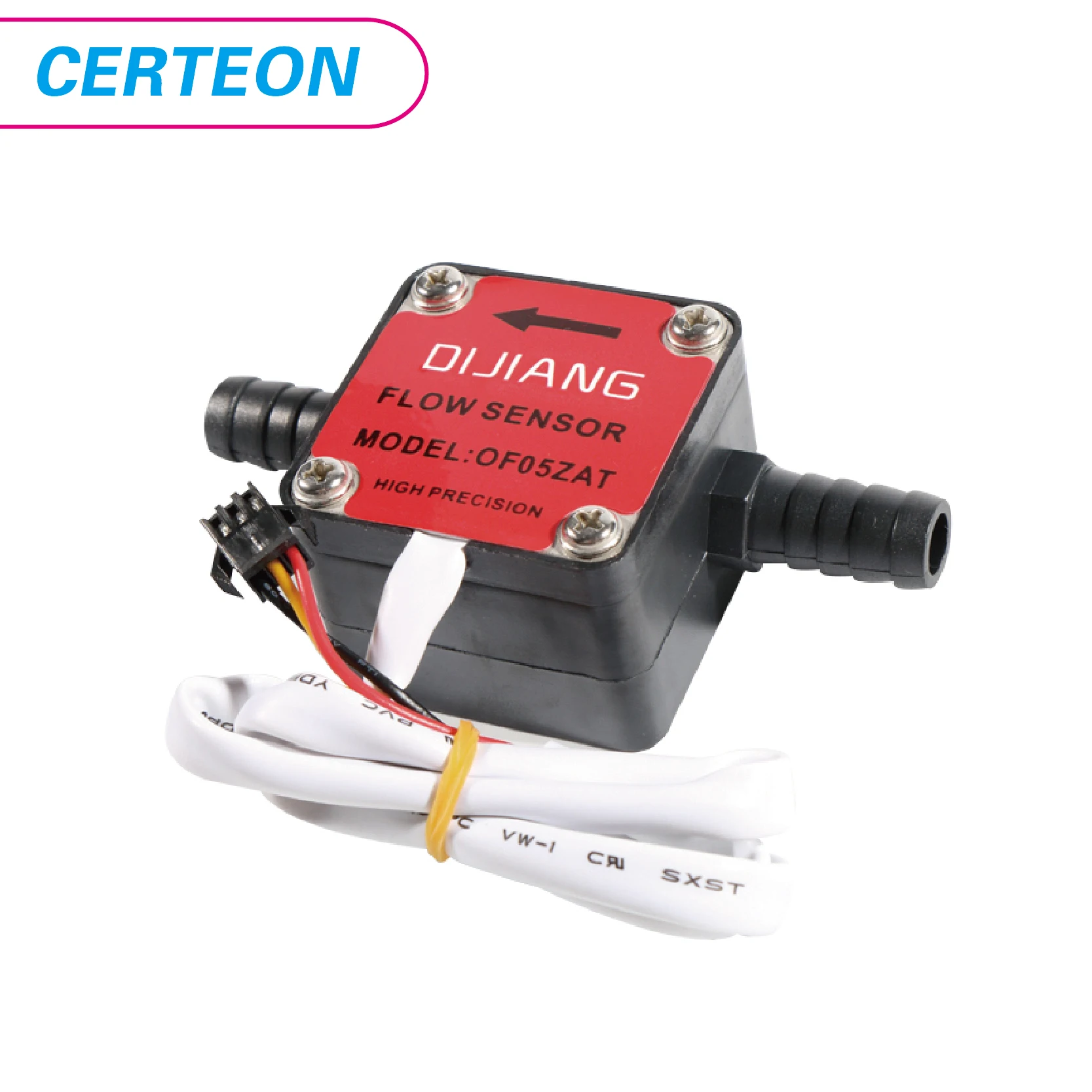 Flow Meter Plastic Gear Flow Sensor Miniature Flow Rate Sensor Liquid Gear Meter Durable Small Measurement Meter