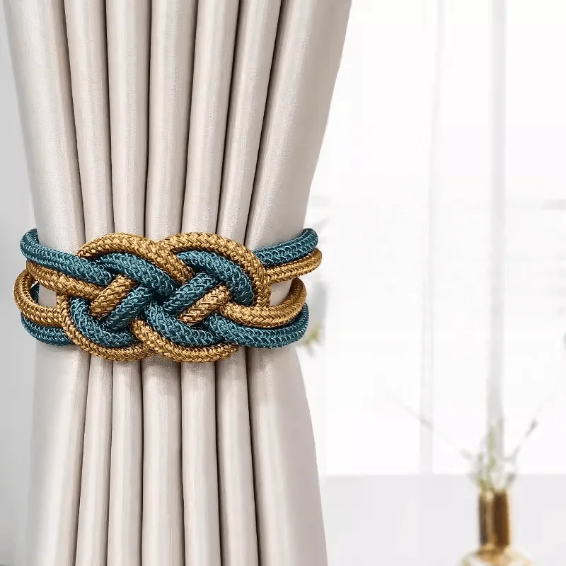 Chinese style curtain tiebacks magnetic clip holder suitable for living room and bedroom home decoration curtain accessories curtain tiebacks curtain holder