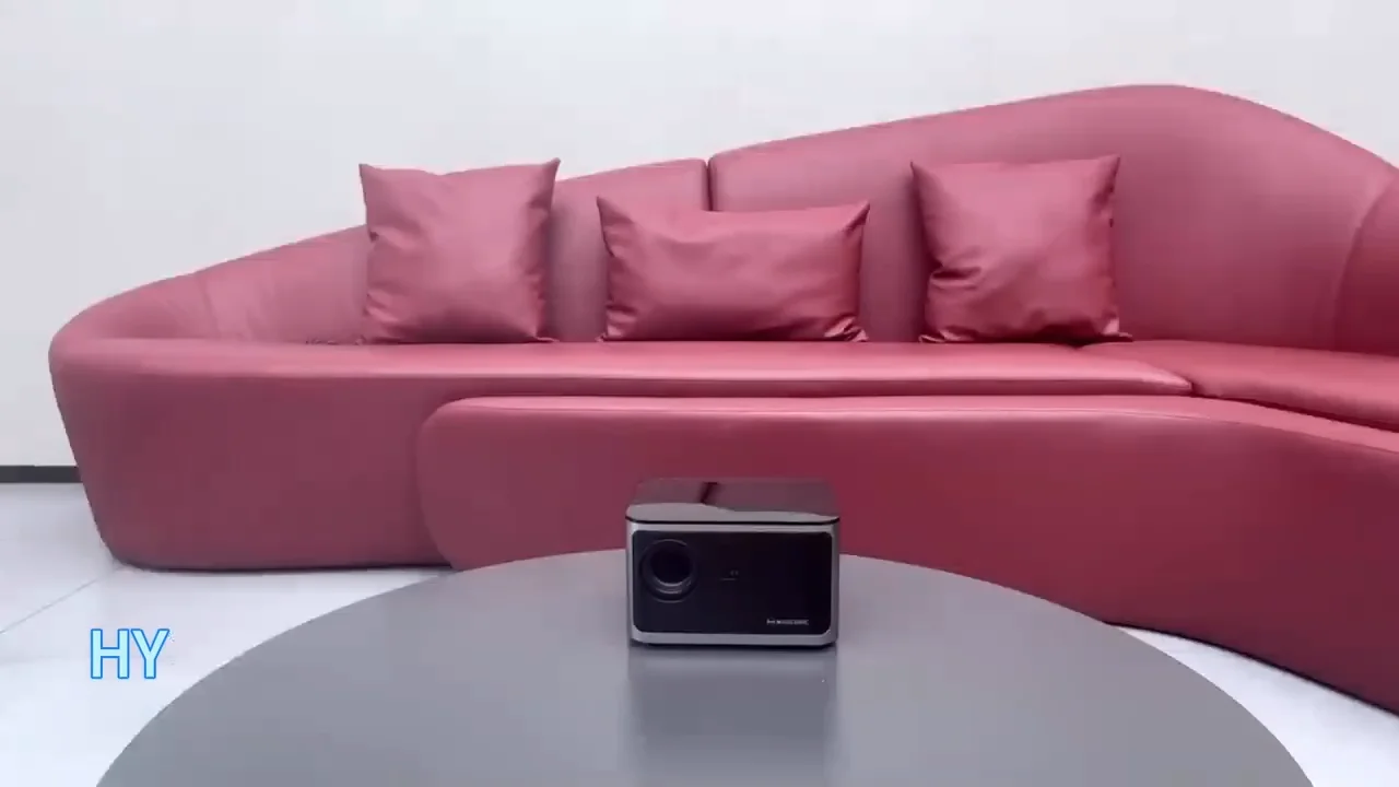 HY350 Projector 580ANSI Android11 4K 1920*1080P Dual Wifi6 Voice Control Allwinner H713 Electronic Focus BT5.0 Home Office Cinema Projector