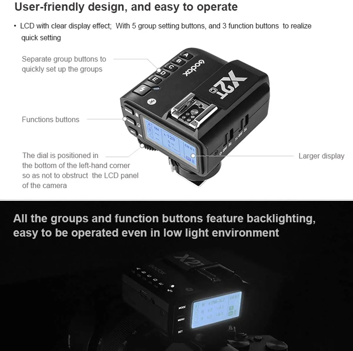 Godox Trigger Godox X2t -S Wireless Flash Trigger Transmitter