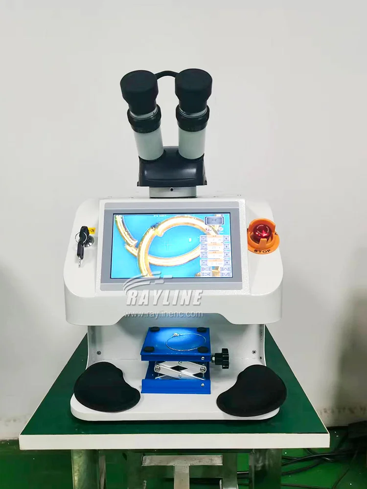 Jewelry Spot Welding Machine MINI Laser Soldering YAG Laser 60W 100W Touch Screen Control For Gold Silver Ring  Chain Bracelet 2