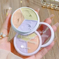 Correcteur à couverture complète 3 couleurs – Correcteur imperméable pour imperfections, cernes et ridules 1