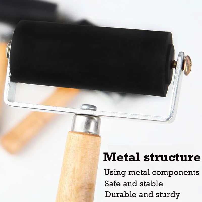 Rullo In Gomma Per Pittura E Incisione - 6cm E 10cm - Per Linoleum E Stampa A Blocchi - Foto 6