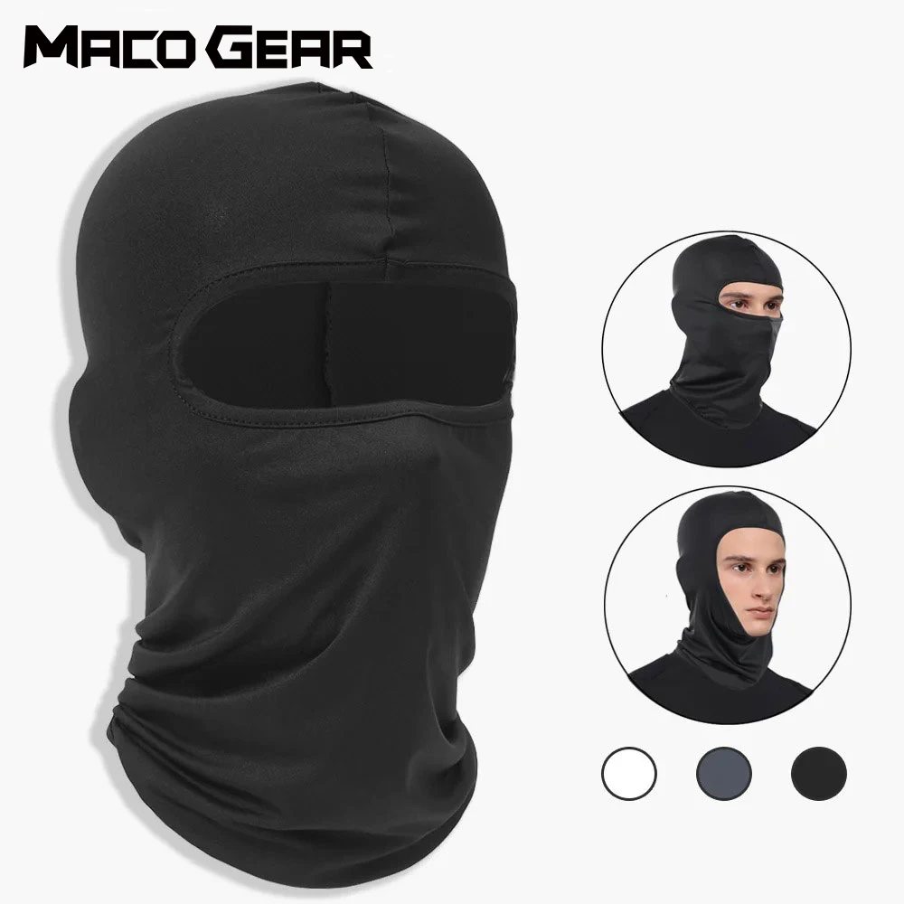 Motorcycle Balaclava Quick-drying Full Face Mask Anti-UV Motocross Motobike Racing Helmet Liner Windproof Scarf MTB Headgear Men balaclava mask