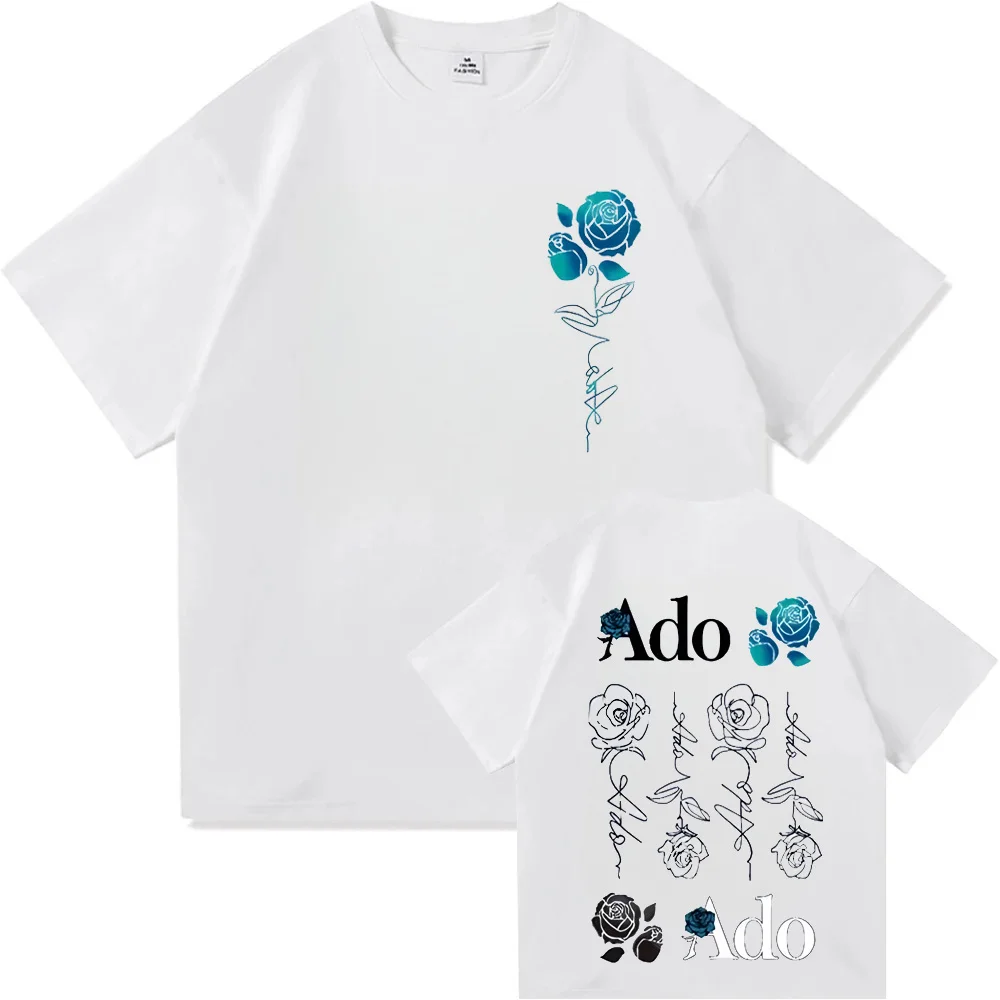 Ado WORLD TOUR 2025 Hibana Tshirts Cotton Short Sleeve