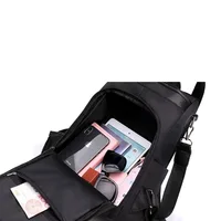 Anti-theft backpack women's bag 2024 new Korean version trendy fashion bag nylon canvas oxford cloth backpack 6