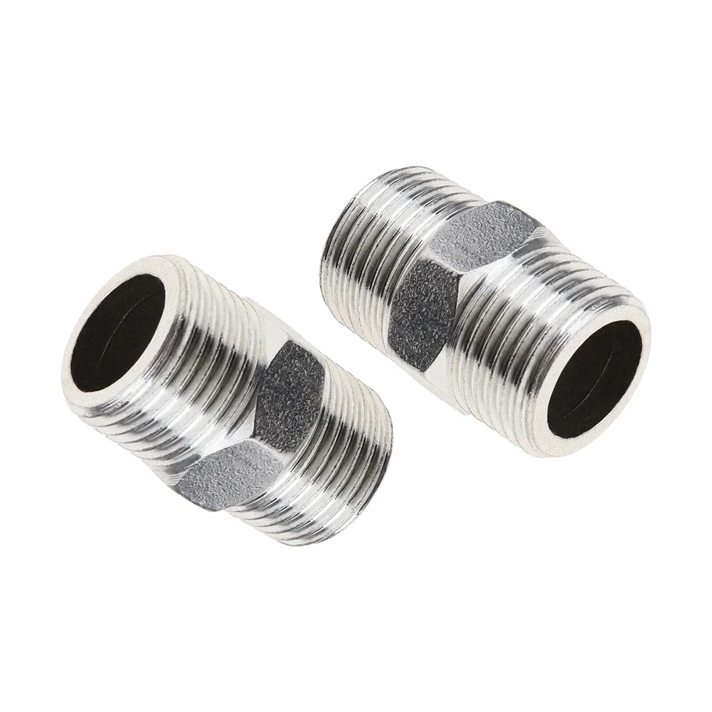 Shower hose extender 2 Pcs Shower hose extension pipe universal hose extender bathroom accessories for DIY showers bathrooms RVs outdoor showers
