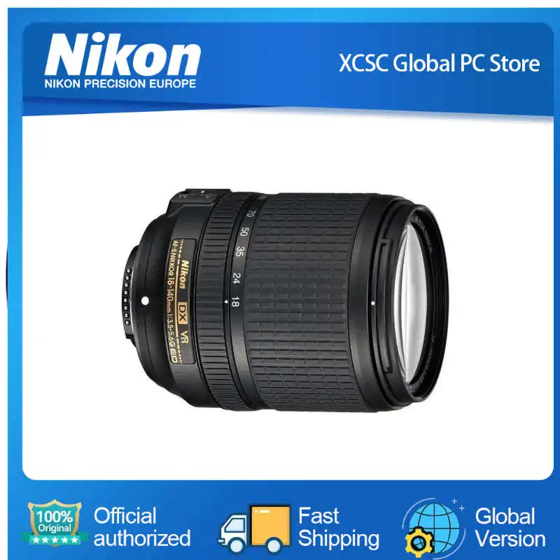 Nikon 18-140 Af-S Dx Nikkor 18-140Mm F/3.5-5.6G Ed Vr Obiettivo Per Nikon D3200 D3300 D3400 D5200 D5300 D5500 D5600 D7100 D7200