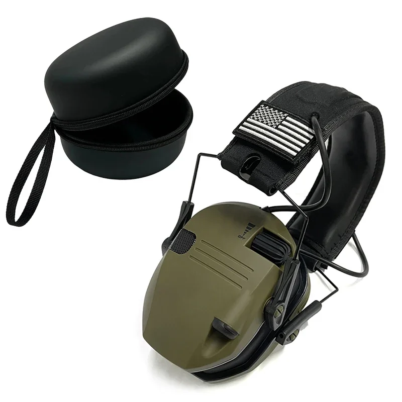 Outdoor Tactical Electronic Shooting Earmuff Outdoor Sports Anti-noise Headset Impact Sound Amplification Hearing protector electronic earmuffs tactical headset noise cancelling headphones