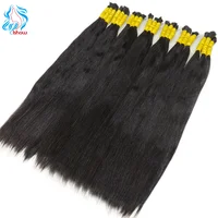 Wholesale Human Hair Bulk For Braiding Natural Color Straight Indian Hair No Weft Braiding Bulk Hair Extensions For Women 50g 2