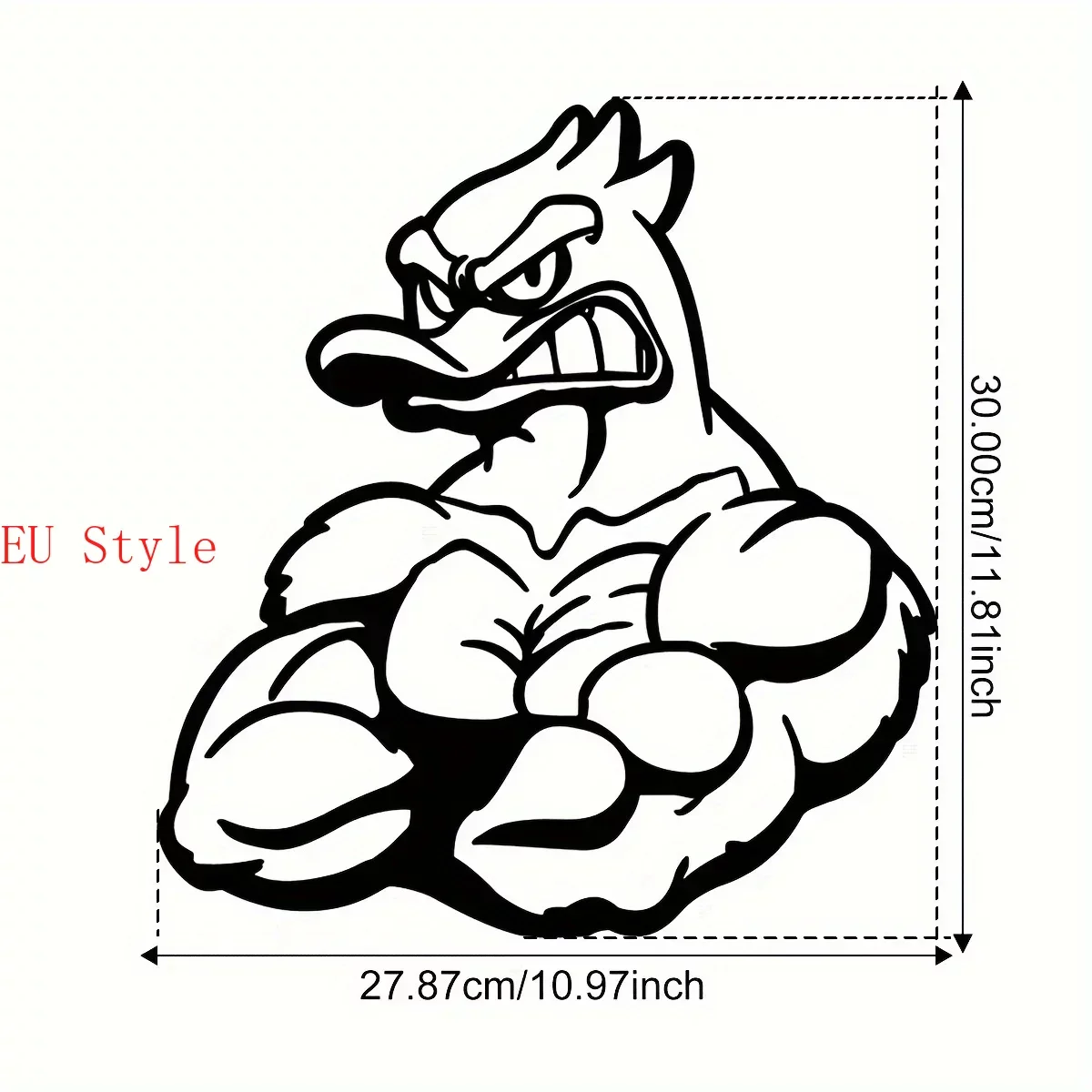 

Creative Muscle Duck Iron Crafts Home Decoration Great for Living Room Hallway Outdoor Wall Mounted Decoration Livingroom Outdoo