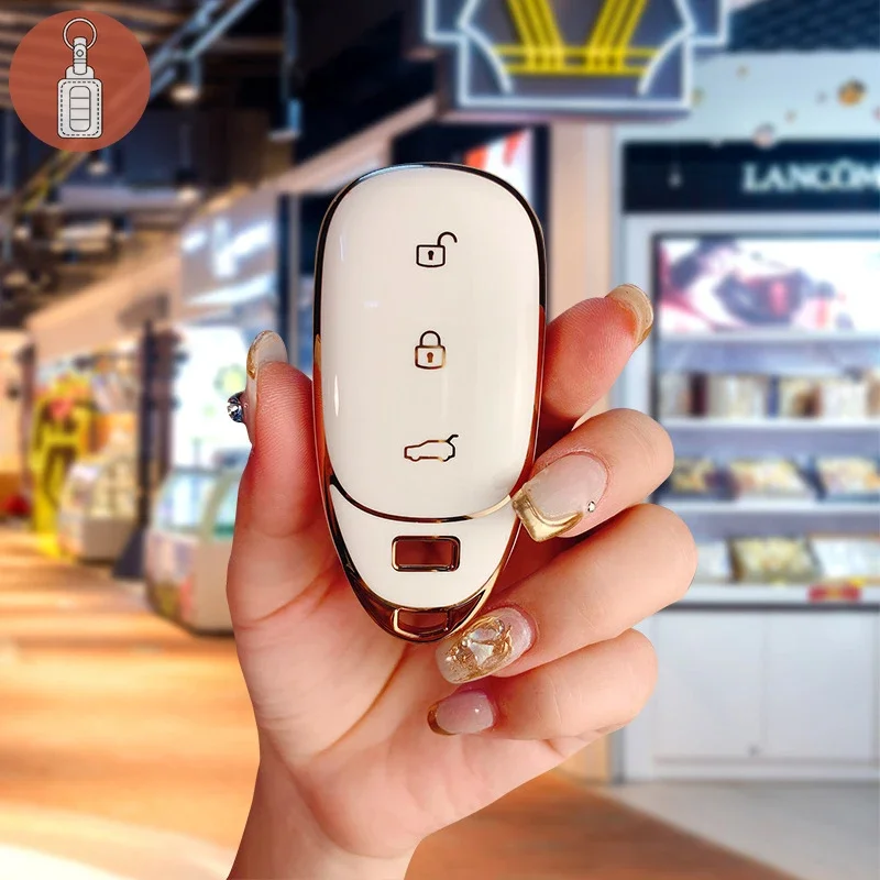 Tpu Car Key Cover Smart Keyless Remote Fobs Case Keychian Accessori Auto Per Leader Ideal Lixiang Li One 2018 2019 2020 2021