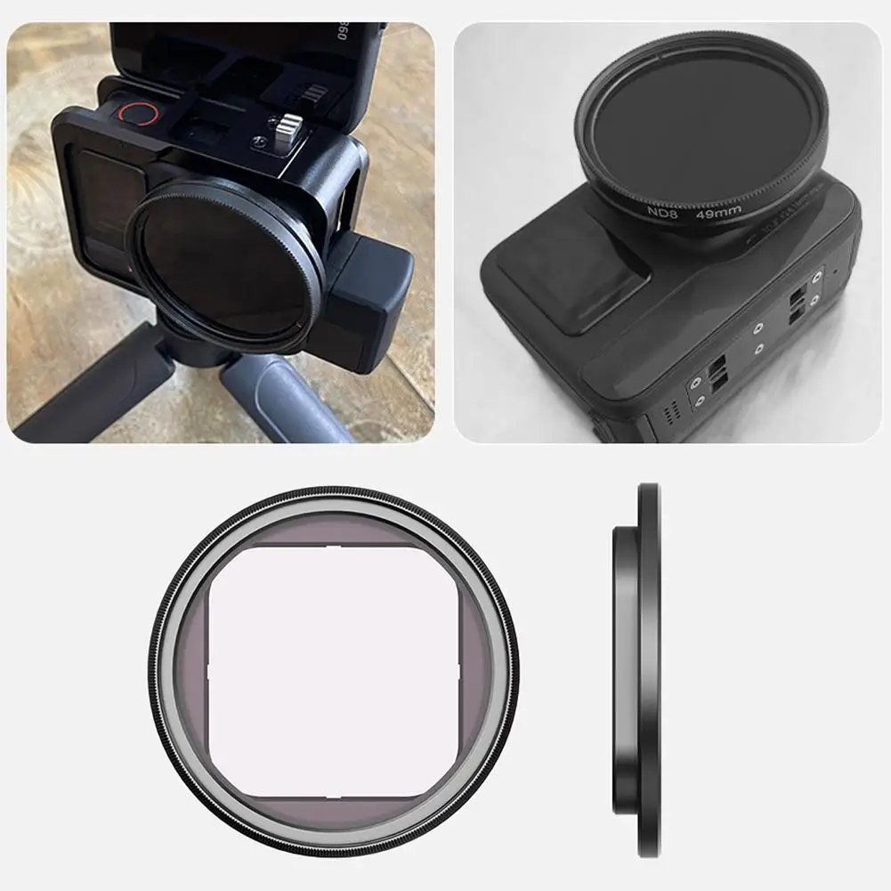 1Set Per Insta360 Ace Pro Portafiltro Telaio Protettivo In Metallo Per Insta360 Ace Pro Accessori Per Fotocamere Sportive R8A7