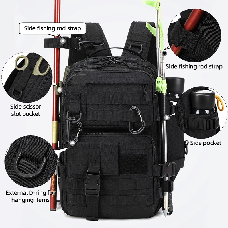 Oxford Tactical Backpack for Outdoor Travel and Hiking
