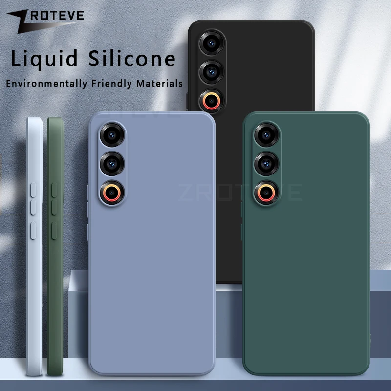 Silky Liquid Silicone Soft Shockproof Phone Case by ZROTEVE