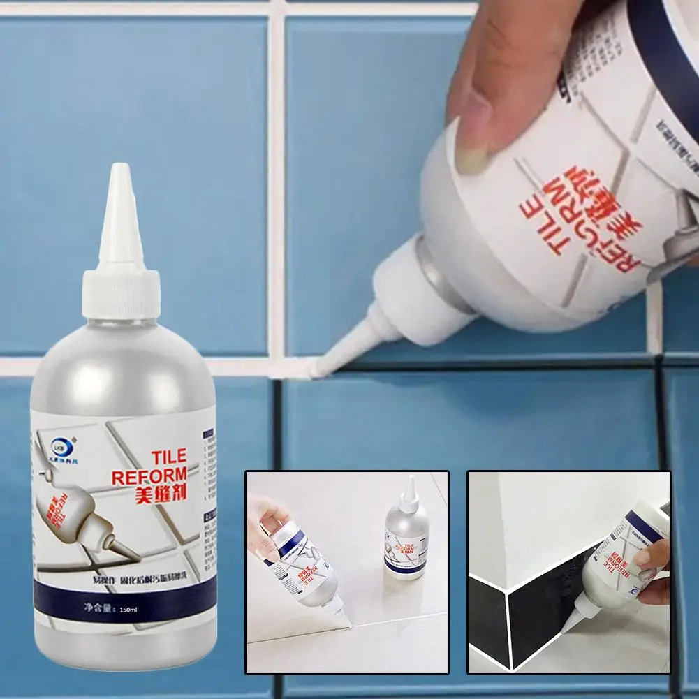 Ceramic Repair Agent 2pcs/lot Tile Joint Waterproof Bathroom Grout Wall Filler Fungi Mouldproof Cleaner Caulking