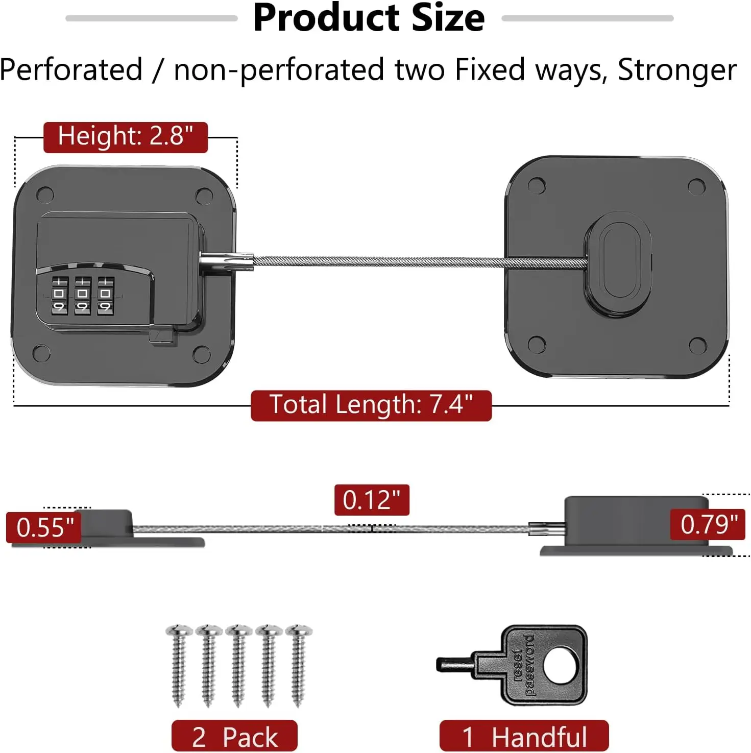 Upgrade Password Refrigerator Lock Child Safety Cabinet Locks for Cabinets Closets Drawers Window Electrical Appliances Locks cabinet lock child lock refrigerator lock safety lock refrigerator door lock
