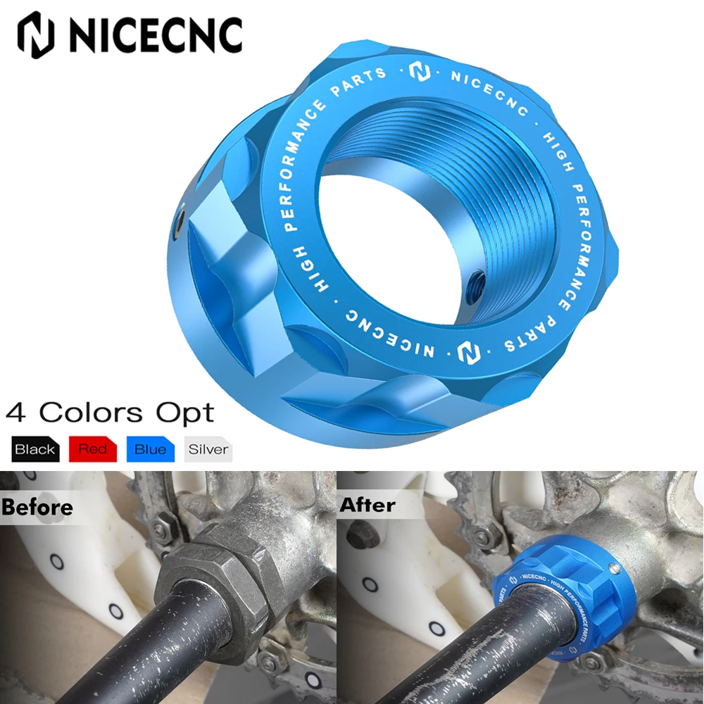 Aluminum Rear Locking Axle Nut Atv Accessories Yamaha Blaster