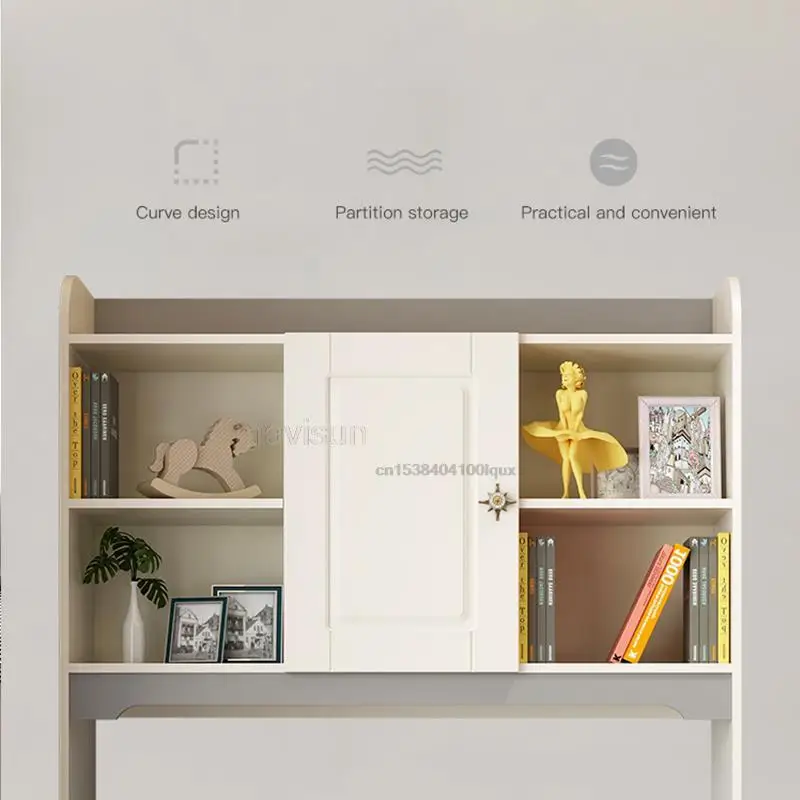 Furniture For Children Office Computer Desktop Student Study Desk Modern Bedroom Kids Computer Desk And Bookshelf Combination