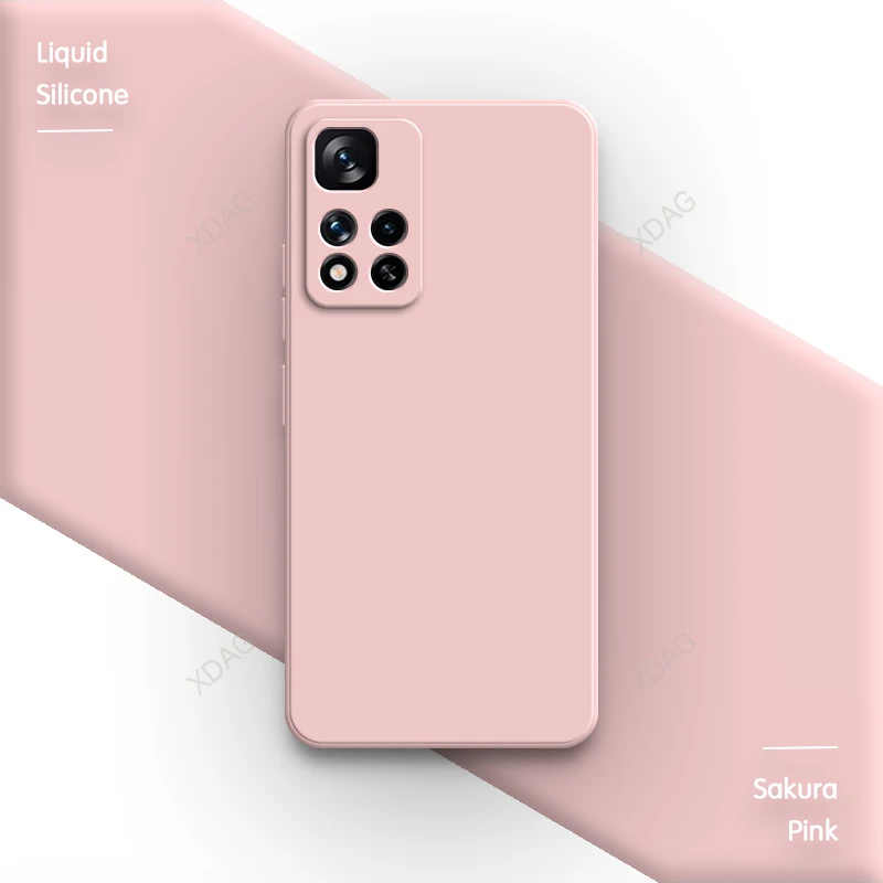 Liquid Silicone Original Basic Back Cover Phone Case