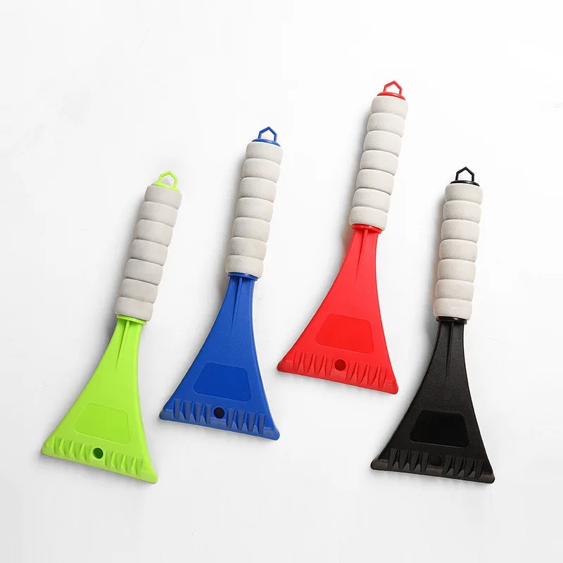 Car Windshield Snow Shovel Ice Scraper EVA Sponge Handle for Multifunctional Deicing Scrape Snow Cleaning Brush