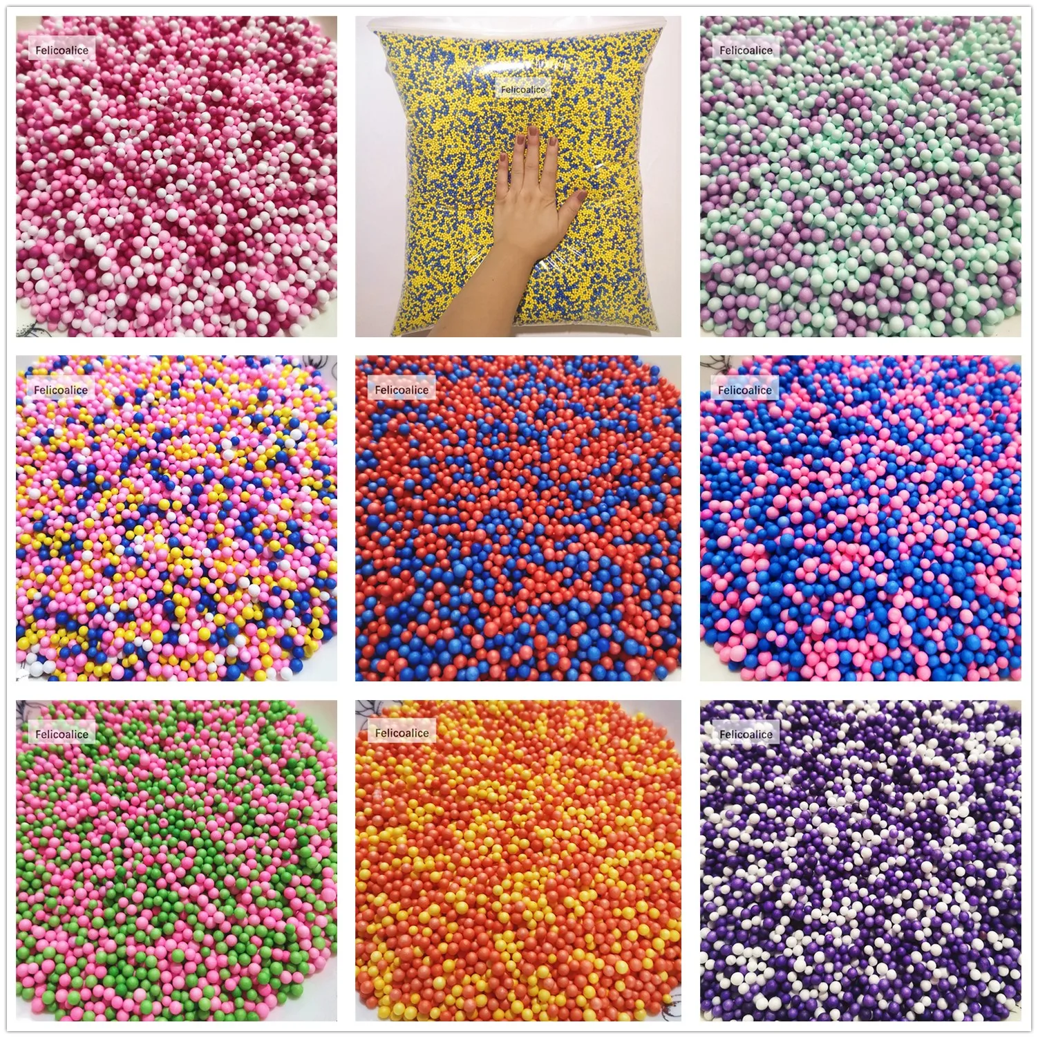 250 g 2–3,5 mm Polystyrol-Styropor-Kunststoffschaum, Mini-Perlen, Kugel, DIY, verschiedene Farben, Dekorieren, Event, Partyzubehör, Dekoration – Detail 10