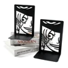 2pcs Anime One Piece Ace Book Ends, Non-Slip Metal Book Ends Office Bookends for Fans Collection Organise Desktop Bookends 3
