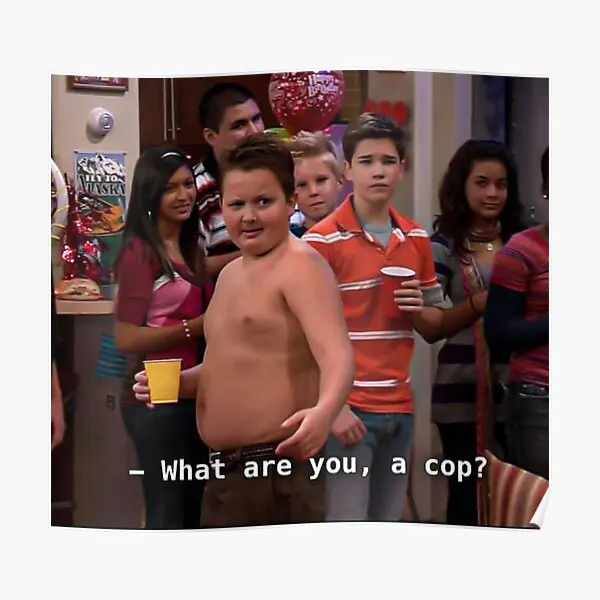 

Постер с настенной росписью «What Are You A Cop», украшение для дома, винтажный принт, забавная картина, современный декор, комната, искусство, стена без рамки