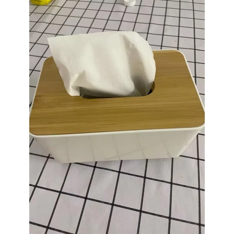 Wet Wipes Holder Wooden Tissue Holder Household Paper Towel Storage Box Removable Napkin Boxes for Toilet Versatile Home Office 5