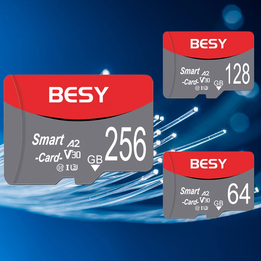 SD 메모리 카드 휴대 전화 게임 카메라용 미니 SD/TF 32GB U3, 64GB, 128GB, 256GB, U3 C10