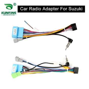 Car Android Player 2Din Stereo Radio Adapter Power Connector MP5 Player Power Cable Accessories For Suzuki 1