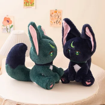 원신 임팩트 샤오 고양이 봉제 장난감, 티나리 봉제 베개, 애니메이션 게임 봉제 장난감, 어린이 성인 선물, 25cm, 2023 신제품