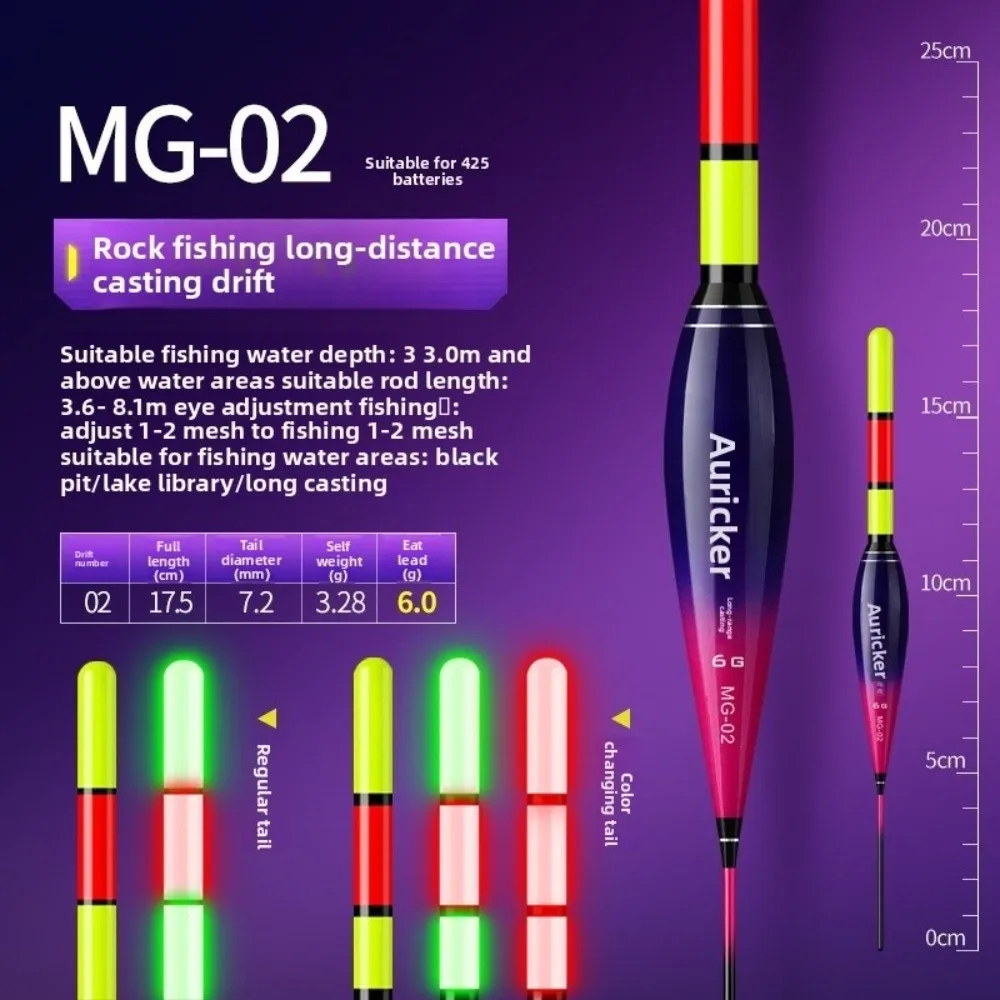 New Indicator Electronic Fishing Float Slip Drift Tube Light Float Buoy Strike Gravity Sensor Rock Fishing Floats Bobbers