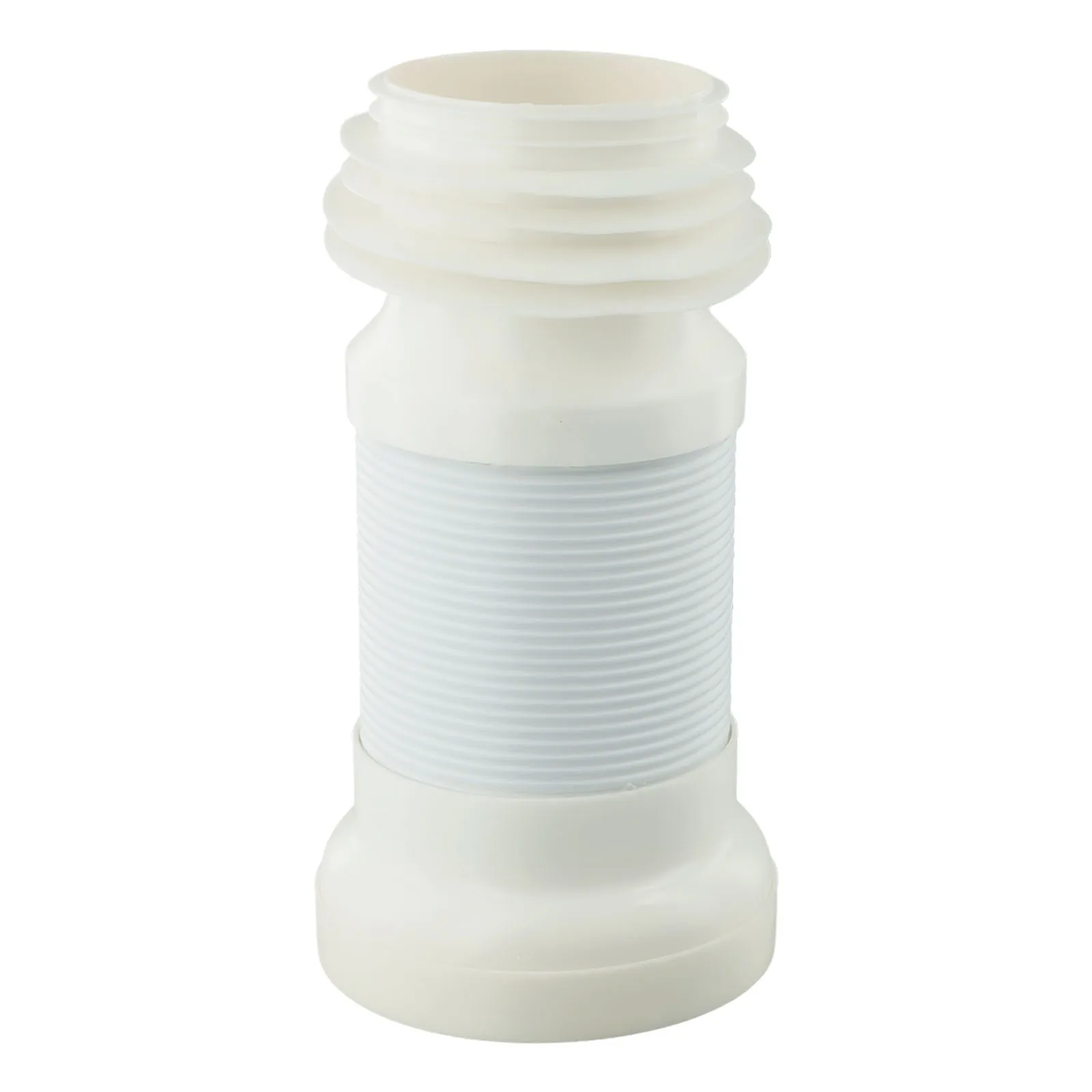 Home Fixtures WC Pan Connector Home Plumbing PVC Toilet Waste WC Pan Connector 250mm-500mm Extendable 1pcs
