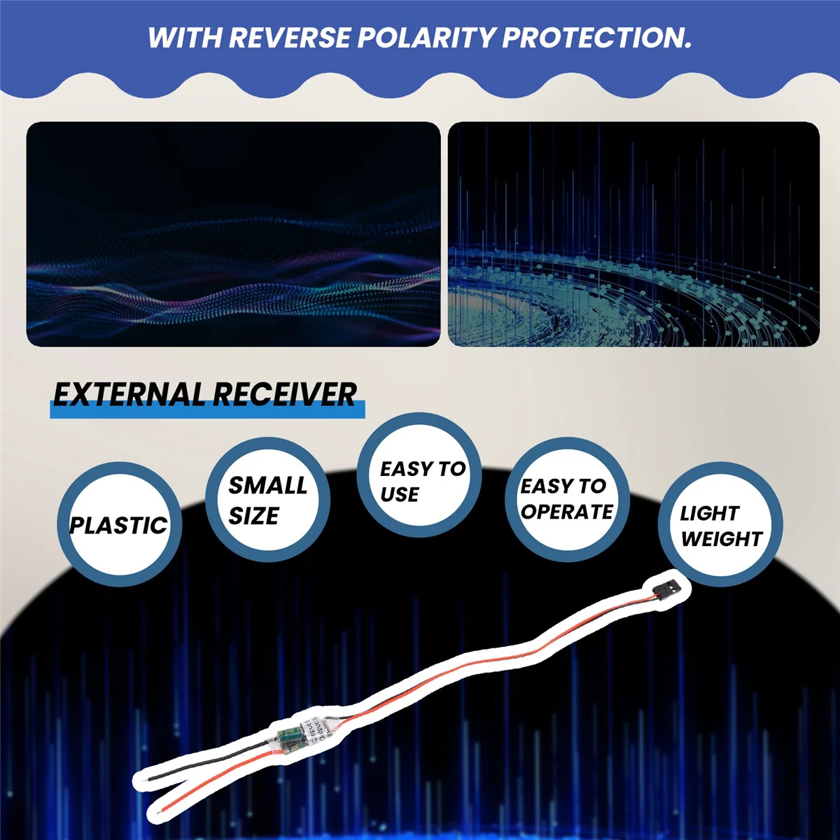 B03B-Receiver Power Supply 5V/3A Brushless ESC External Type BEC UBEC Support 2-6S