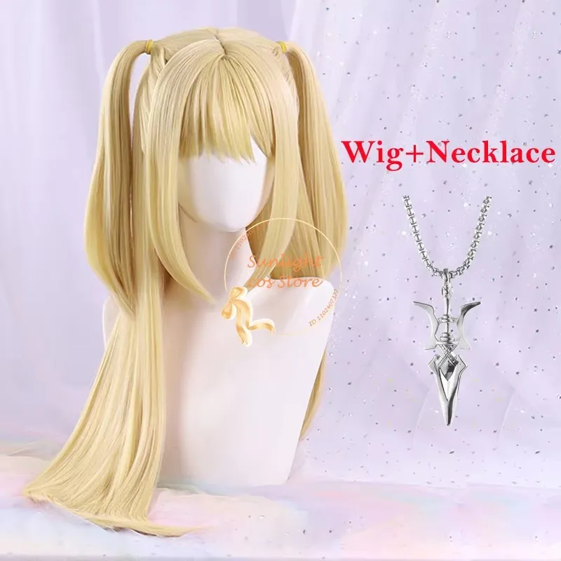 Golden Yellow Long Cosplay Wig with Heat Resistant Synthetic Hair + Wig Cap