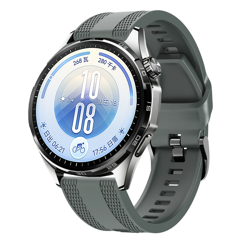 Premium 22mm Silicone Watch Strap - Versatile Fit for Various Garmin Models