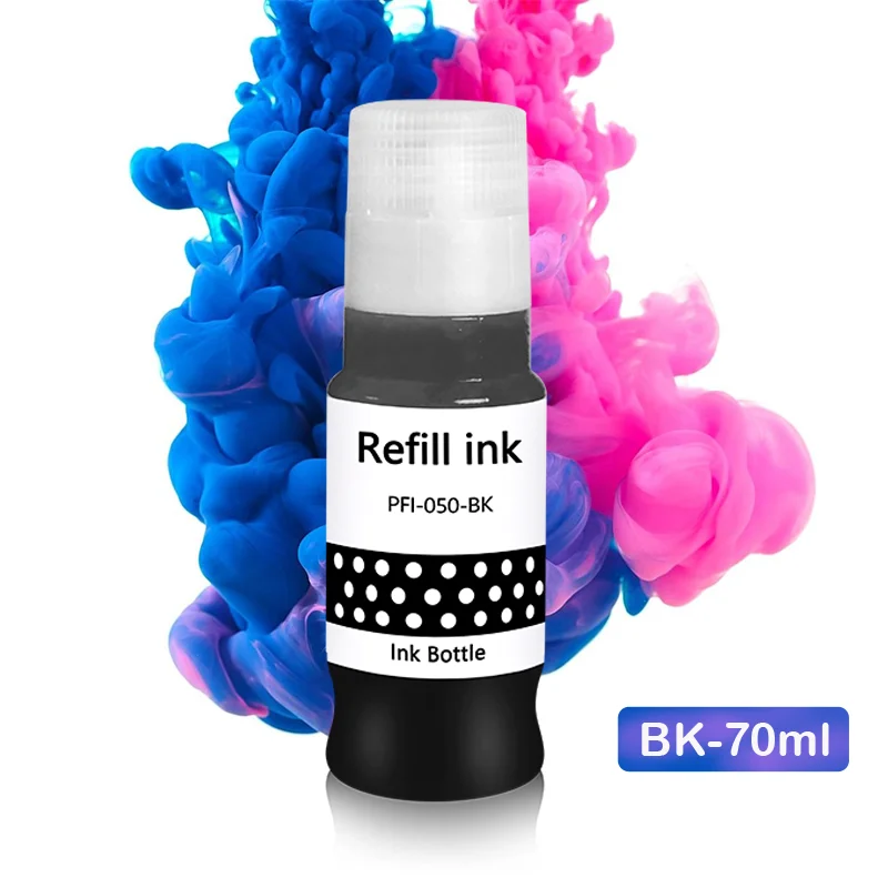 Ink Refill Kit Dye Ink Refill Inkjet Printer Ink Ink Cartridge Refill Kit Ink Refill 1Set/4pcs PFI050 PFI-050 PFI 050 Pigment Ink For Canon TC-20 TC-20M Printer Compatible Bottle Ink Waterproof Colorful Refill Ink