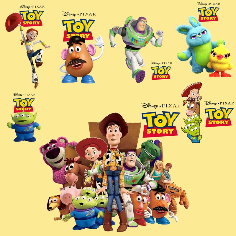 Parches de dibujos animados de Toy Story de Disney, Woody, Buzz Lightyear  para ropa, sudaderas con capucha, estampadas, pegatinas DIY, accesorio de  decoración| | - AliExpress