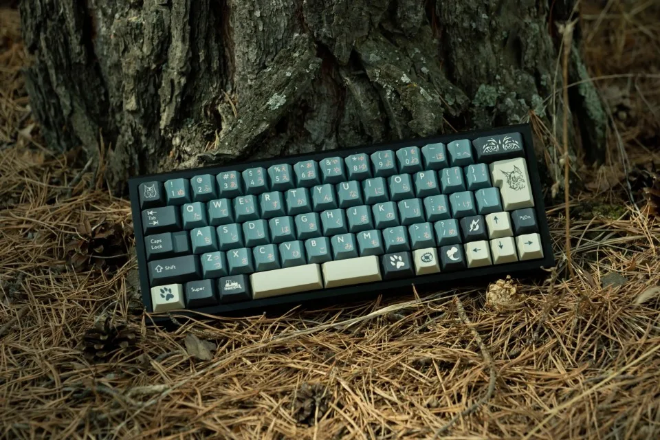 PBT, Japonês, Russo, Perfil Cherry, Keycap personalizado para teclado mecânico