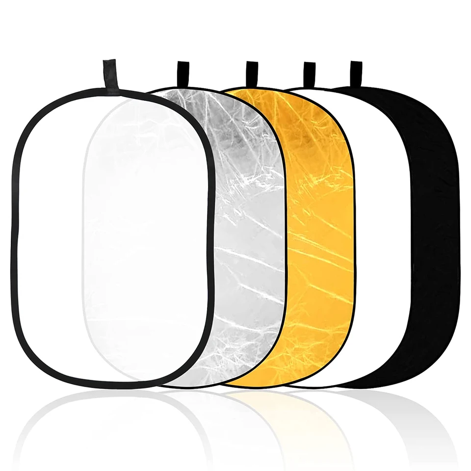 Photography Reflector 5-in-1 Portable Light Reflector And Diffuser for Photography